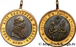 ITALIE - ÉTATS DE L ÉGLISE - LÉON XIII (Vincenzo Gioacchino Pecci) Médaille, Saint Pierre et Saint Paul