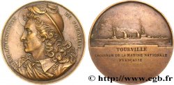 TROISIÈME RÉPUBLIQUE Médaille pour le croiseur le Tourville