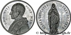 ITALIE - ÉTATS DE L ÉGLISE - LÉON XIII (Vincenzo Gioacchino Pecci) Médaille, Marie conçue sans péchés