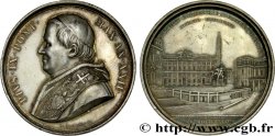 ITALIE - ÉTATS DU PAPE - PIE IX (Jean-Marie Mastai Ferretti) Médaille, Place du Quirinal