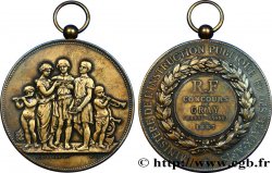 III REPUBLIC Médaille, Concours de Gray, Ministère Instruction publique et des Beaux-Arts