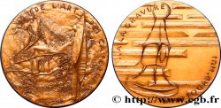 QUINTA REPUBLICA FRANCESA Médaille de l’Art des cavernes... à la gravure d’aujourd’hui