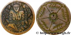 MÉDAILLES INDÉTERMINÉES Médaille artisanale à la fleur