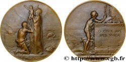 TERCERA REPUBLICA FRANCESA Médaille religieuse, la Rédemption