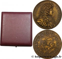 LOUIS XIV  THE SUN KING  Médaille, Louis XIV et les forts