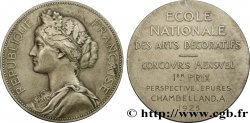 III REPUBLIC Médaille, Concours mensuel, École des Arts décoratifs