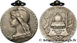 TERCERA REPUBLICA FRANCESA Médaille des Chemins de Fer, Ministère des travaux publics