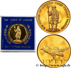 GRANDE-BRETAGNE - ÉLISABETH II Médaille de la Tour de Londres