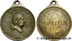 LUDWIG XVIII Médaille pour le Moniteur