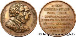 LUIS XVIII Médaille de la statue équestre d’Henri IV
