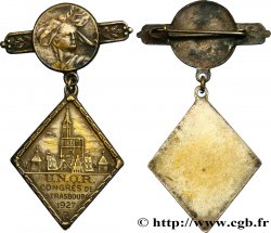 III REPUBLIC Médaille du congrès de l’Union Nationale des Officiers de Réserve