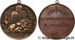 LUIGI FILIPPO I Médaille, Charte et la Garde Nationale
