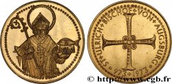 ALEMANIA Médaille, millénaire de l’évêque d’Aubsburg