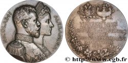 III REPUBLIC Médaille de visite du tsar Nicolas II AU