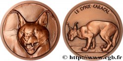 ANIMAUX Médaille animalière - Lynx Caracal
