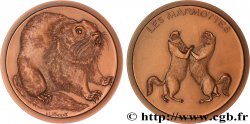 ANIMAUX Médaille animalière - Marmottes