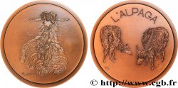 ANIMAUX Médaille animalière - Alpaga