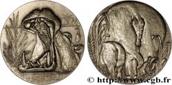 ANIMAUX Médaille animalière - Hippopotames