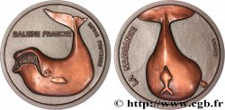 ANIMAUX Médaille animalière - Baleine Franche