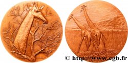 ANIMAUX Médaille animalière - Girafe