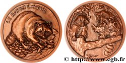 ANIMAUX Médaille animalière - Raton Laveur