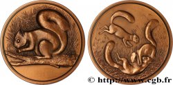 ANIMAUX Médaille animalière - Écureuil d’Europe
