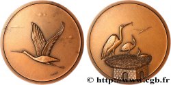 ANIMALS Médaille animalière - Cigogne