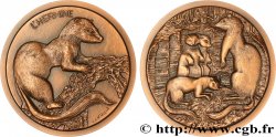 ANIMAUX Médaille animalière - Hermine