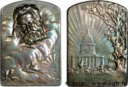 TERZA REPUBBLICA FRANCESE Plaque, centenaire de la naissance de Victor Hugo q.SPL