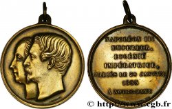 AMOUR ET MARIAGE Médaille, Mariage de Napoléon III et d’Eugénie