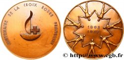 MÉDECINE - SOCIÉTÉS MÉDICALES - MÉDECINS Médaille, Centenaire de la croix rouge française