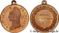 TROISIÈME RÉPUBLIQUE - GOUVERNEMENT DE LA DÉFENSE NATIONALE Médaillette, Proclamation de la nouvelle république, gouvernement provisoire TTB/SUP