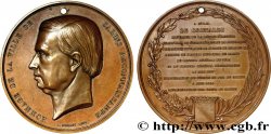SECONDO IMPERO FRANCESE Médaille de Jean-Marie de Grimaldi, inauguration du chemin de fer de Salins