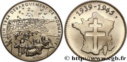 CINQUIÈME RÉPUBLIQUE Médaille commémorative, débarquement de Normandie