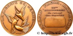 QUINTA REPUBLICA FRANCESA Médaille, 30e anniversaire du retour des déportés