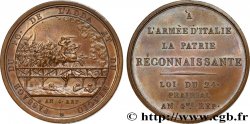 DIRECTOIRE Médaille, Passage du Pô, de l Adda et du Mincio, refrappe