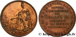 ESPAGNE - ROYAUME D ESPAGNE - ISABELLE II Médaille, Levée du siège de Bilbao 