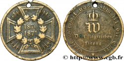 ALLEMAGNE - ROYAUME DE PRUSSE - GUILLAUME Ier Médaille commémorative, Guerre de 1870-1871