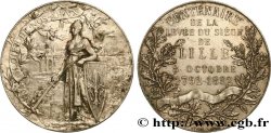 TROISIÈME RÉPUBLIQUE Médaille, Centenaire de la levée du siège de Lille