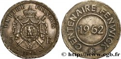 V REPUBLIC Médaille, 5 Francs Second Empire, Centenaire Fenwick