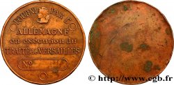 TERCERA REPUBLICA FRANCESA Médaille fourni par l’Allemagne en exécution du Traité de Versailles