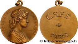 TERZA REPUBBLICA FRANCESE Médaille, Lorraine, C. S. E. P.