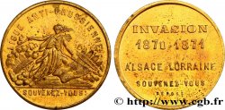 GUERRE DE 1870-1871 Médaille, Invasion prussienne