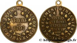 TERZA REPUBBLICA FRANCESE Médaille, 64e régiment d’infanterie
