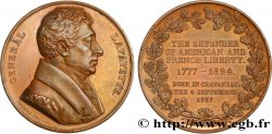LOUIS XVIII Médaille, Général La Fayette AU