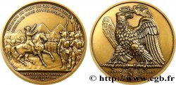 PREMIER EMPIRE Médaille, Napoléon en Egypte, refrappe