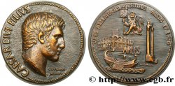 FUNFTE FRANZOSISCHE REPUBLIK Médaille antiquisante, César Auguste