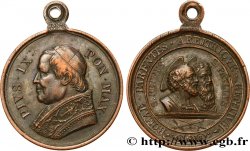 ITALIE - ÉTATS DU PAPE - PIE IX (Jean-Marie Mastai Ferretti) Médaille, Saint Pierre et Saint Paul