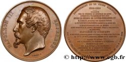 SEGUNDO IMPERIO FRANCES Médaille, endiguement de la Seine-Maritime