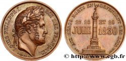 LOUIS-PHILIPPE Ier Médaille, inauguration de la colonne de Juillet (Bastille)
